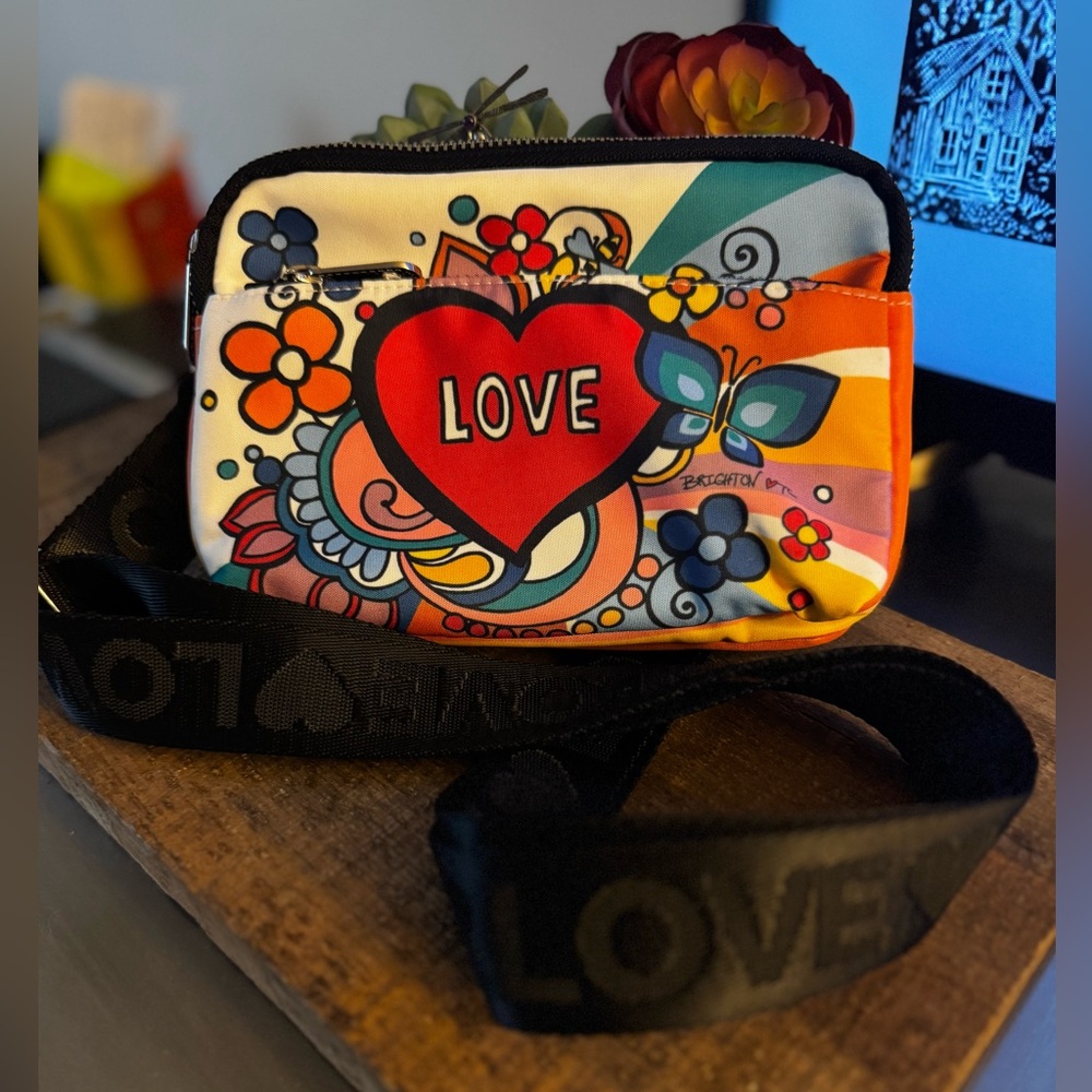 Valentines 💌 Brighton Power Of Love Crossbody Belt Bag Fashionista Collection